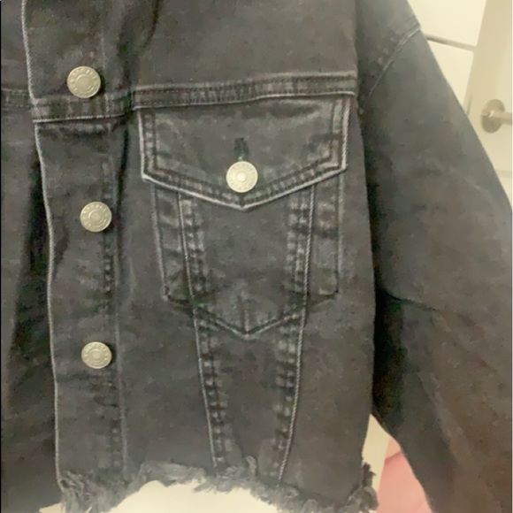 Garage Denium Cropped Jacket - Picture 3 of 4